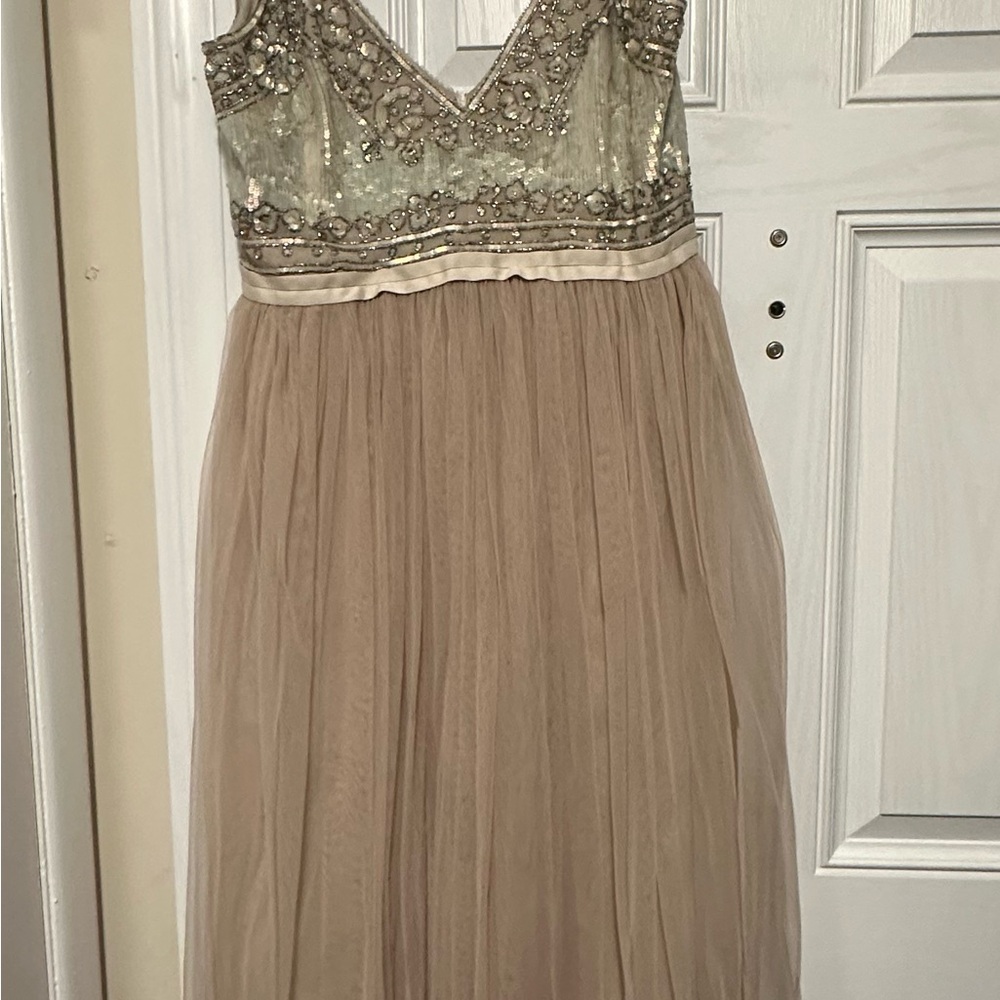 BHLDN Brisa Bridal Needle & Thread Anthropologie Wedding Dress 12